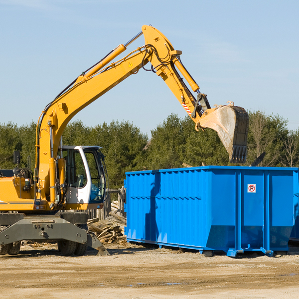 can i choose the location where the residential dumpster will be placed in Cuney TX